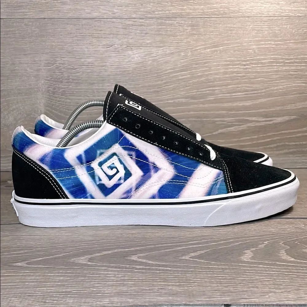 Vans Old Skool x Karl Jacob’s Dream Smp Men’s Sz 13 Black Suede Anime Sneakers